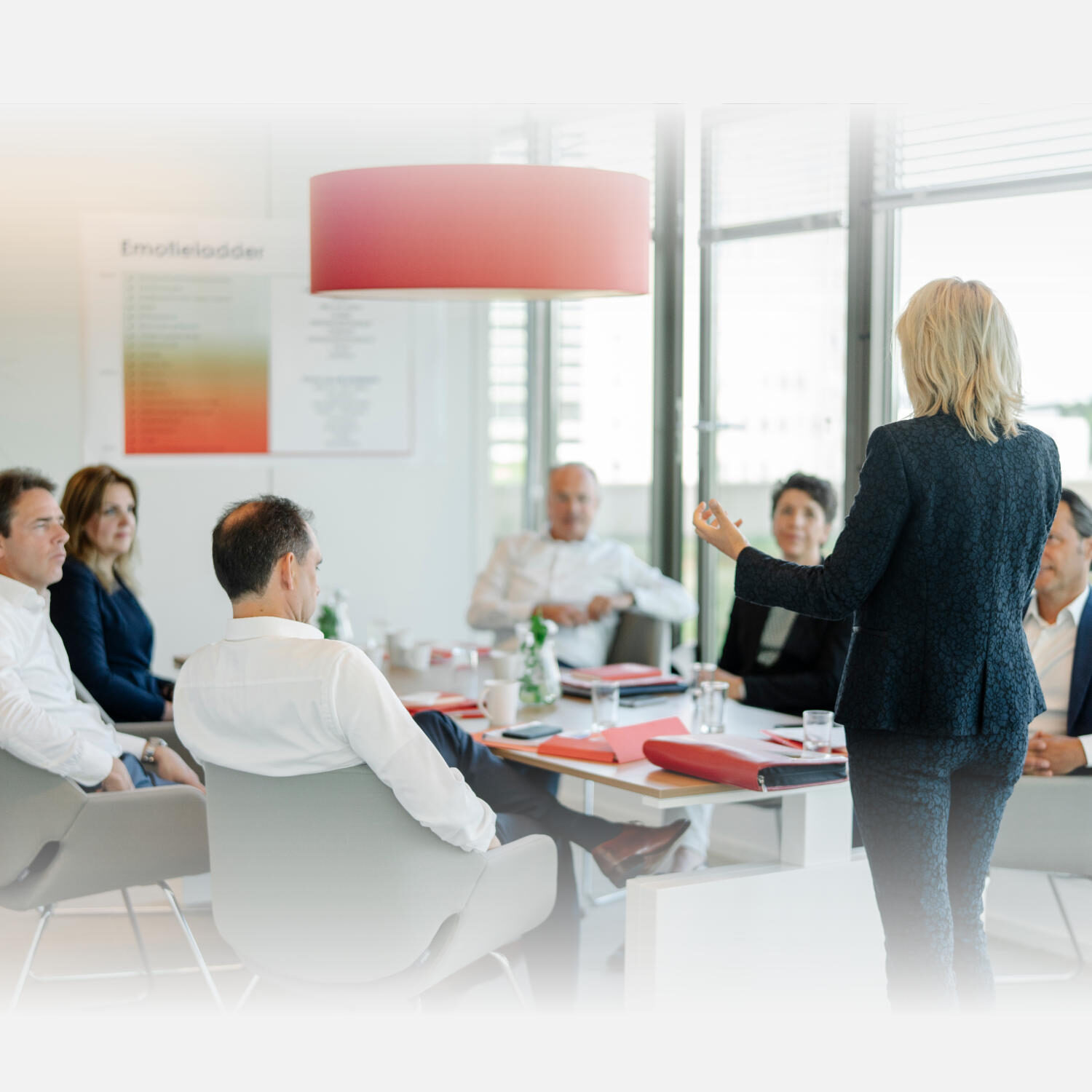 Sessie met ondernemers of directie